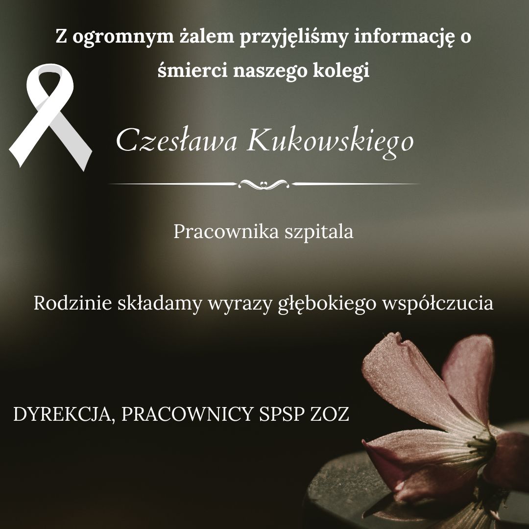 Ciemna grafika kondolencyjna